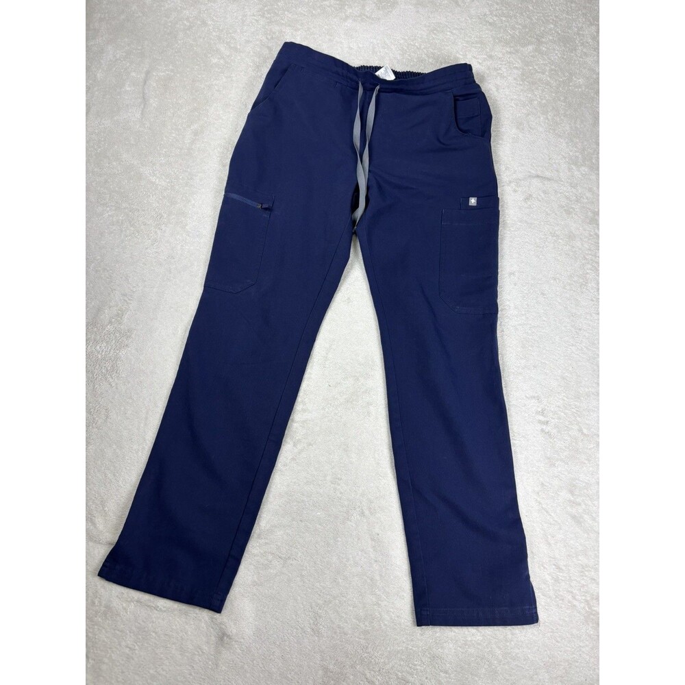 FIGS Technical Collection Scrub Pants Small Petite navy blue STRAIGHT LEG Scrubs